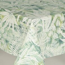 5055451922369 1 Navarra Guinea Green 137cmX230cm Oblong Tablecloth.jpg